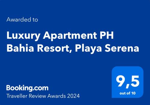 Luxury Apartment PH Bahia Resort, Playa Serena photo 1