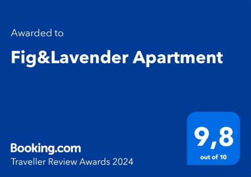 Fig&Lavender Apartment