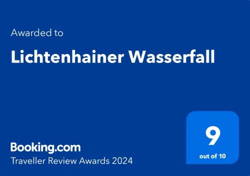 Lichtenhainer Wasserfall in Lichtenhain, Deutschland