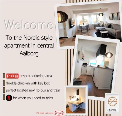 Nordic style apartment in central Aalborg