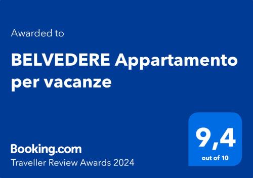 BELVEDERE Appartamento per vacanze