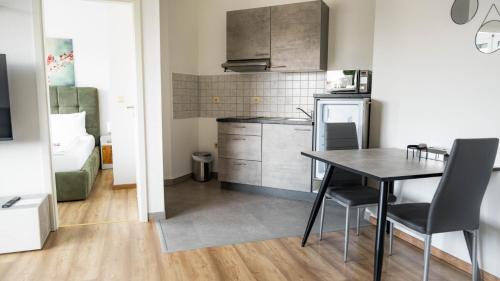 廚房, E&B Apartments Korb bei Waiblingen & Stuttgart in 科布