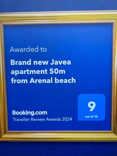  Brand new Javea apartment 50m from Arenal beach in Jávea