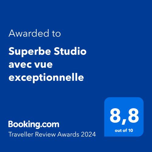 Superbe Studio avec vue exceptionnelle