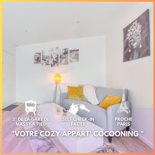 Cozy Appart 5 à 3' de la gare - Cozy Houses - Location saisonnière - Palaiseau