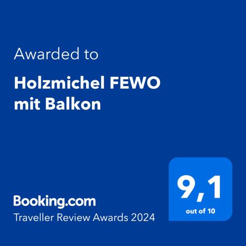 Holzmichel FEWO mit Balkon