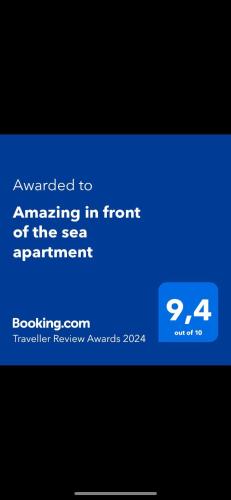  Amazing in front of the sea apartment in Comarruga