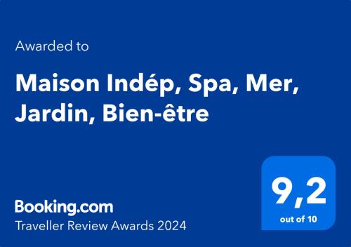 Maison Indép, Spa, Mer, Jardin, Bien-être 2