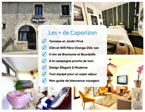 Caporizon-Rug'BnB Gîte-Brantôme-6 personnes