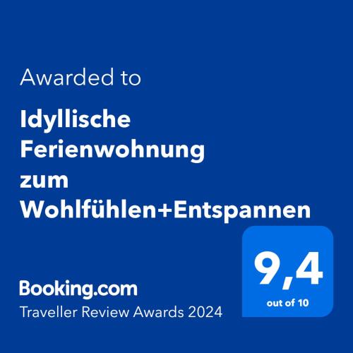 Idyllische Ferienwohnung zum Wohlfühlen+Entspannen (Idyllische Ferienwohnung zum Wohlfuhlen+Entspannen) in Lichtenstein (Tubingen)
