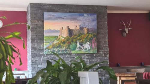 Bar/lounge, Y Branwen Restaurant & Rooms - Adult Only and Dog Friendly in Harlech