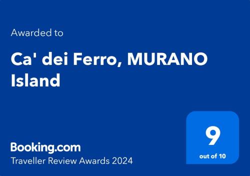 Ca' dei Ferro, MURANO Island, Venice