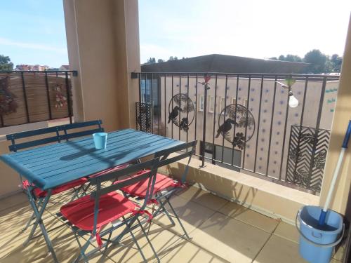 balkon/terras, Gruissan Village APPT Duplex 51m2 in Gruissan City Center