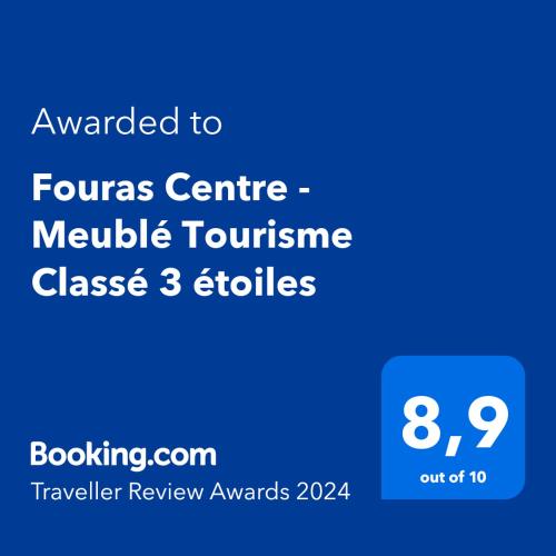 Fouras Centre - Meublé Tourisme Classé 3 étoiles