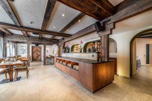 餐廳, Hotel Allalin Saas-Fee in 薩斯菲