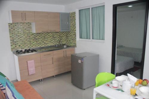 ห้องครัว, Hotel Golden House in บาร์รันกียา