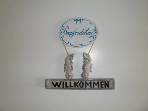 Seepferdchen in der Villa Medici in Norderney, Deutschland
