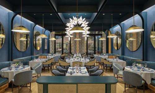 ห้องอาหาร, The Crescent Hotel, Fort Worth near พิพิธภัณฑ์เกวียนโบราณอมอน