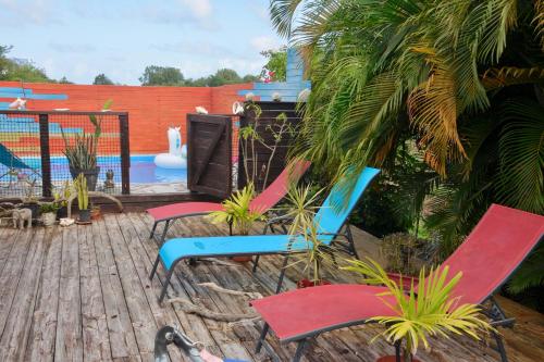 設施, Bungalow La Perle - Jacuzzi - Piscine in 聖弗郎奈瓦