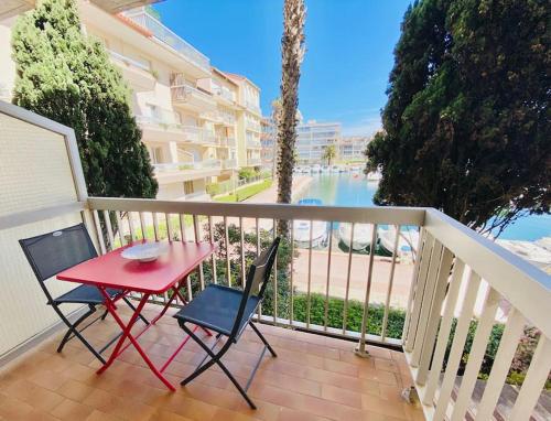 Appartement pour 4 vue sur la marina de Canet - Location saisonnière - Canet-en-Roussillon