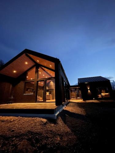 . Nybygget arkitekt tegnet Snøhetta i vakker natur