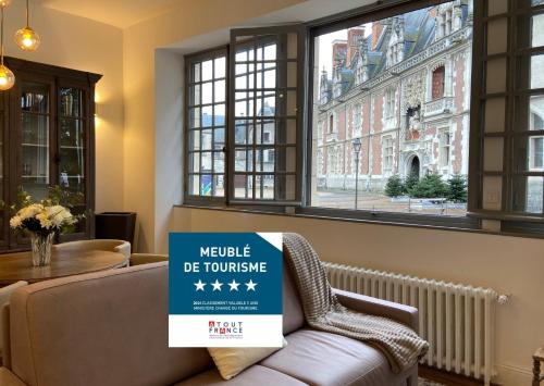 Suite "Cheval Amblier" face au château - LES SUITES DE BLOIS - 4 étoiles - Location saisonnière - Blois