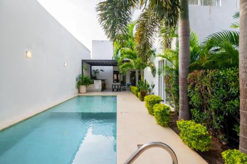 Villa moderna con alberca, gimnasio y cochera in Mérida, Mexico