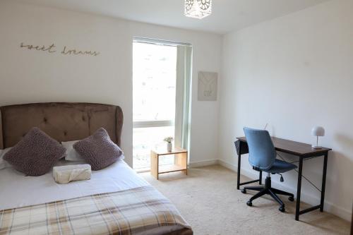 Centrally located 1BR Apt near Edg Cricket, University of Bham, Priory Hospital & Cannon Hill Park, Birmingham (fotografie 4)