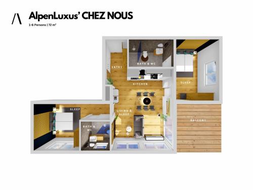 AlpenLuxus' CHEZ NOUS with balcony & car park