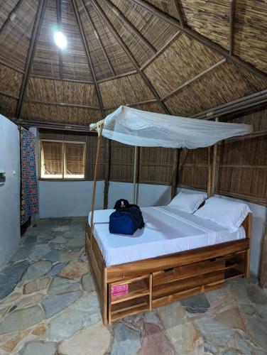 1 double bed