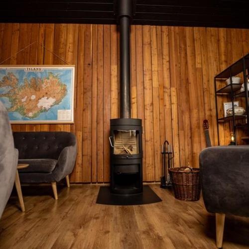 Shared lounge/TV area, Fljotsdalsgrund in Laugarfell