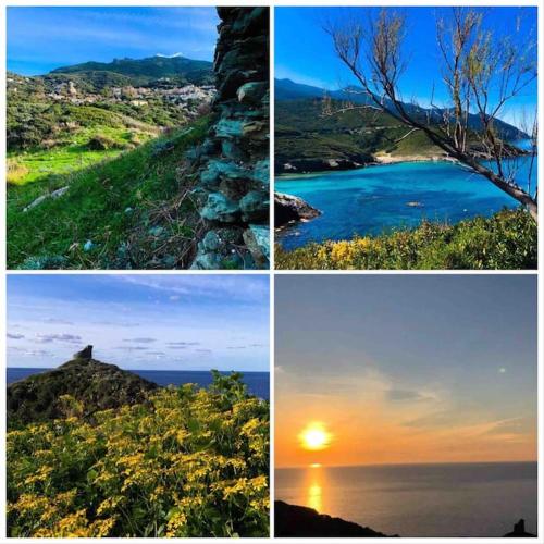 Villa avec vue imprenable sur la mer cap corse