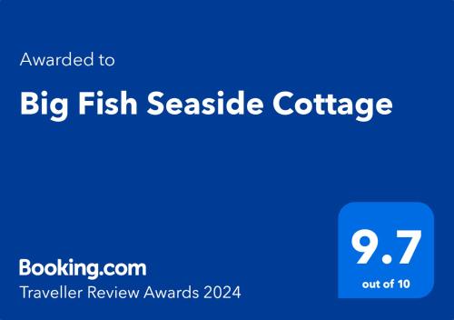 Big Fish Seaside Cottage, Sleeps 10 Guests in 5 Bedrooms