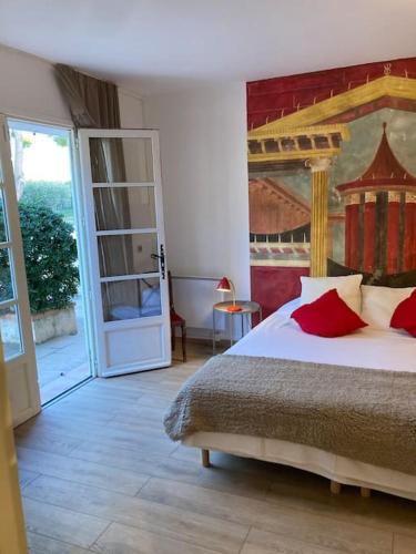 Gîte au milieux des oliviers.
