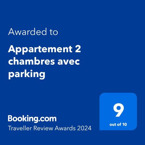 Appartement 2 chambres avec parking