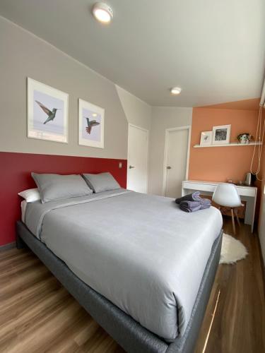 1 double bed