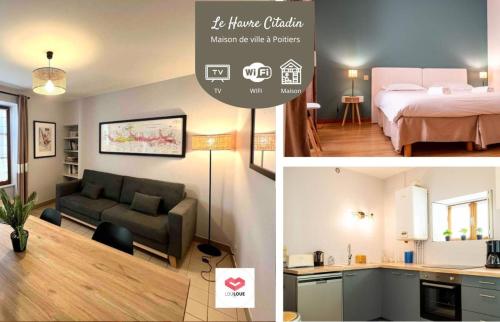 Le Havre Citadin - Maison de ville à Poitiers chambre d'hôte Poitiers