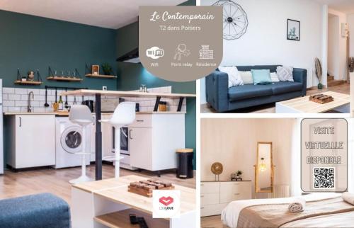 Le Contemporain - Bel appartement T2 à Poitiers - Location saisonnière - Poitiers