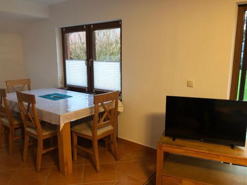 共用Lounge/電視區, Meldorf-Ferienhaus in 梅爾多夫