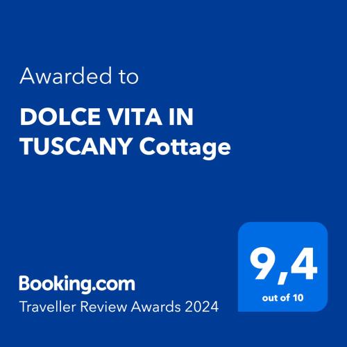  DOLCE VITA IN TUSCANY Cottage in Capannori
