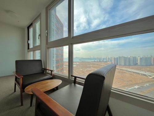 Balcony/terrace, Landmark Songdo Stay in Incheon