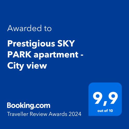 Prestigious SKY PARK apartment - top city view - Traveller awards 2024, Братислава (фото 2)