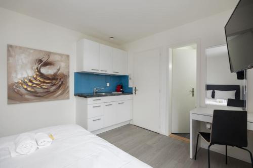 Urban Oasis with Queen Bed and View BE-49, Curych (fotografie 6)