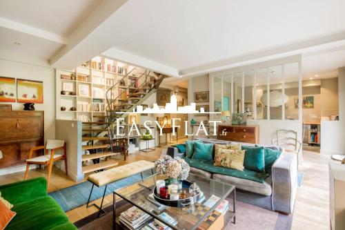 Nice 4-bedroom apartment with a garden, Boulogne, near Roland Garros, by Easyflat - Location saisonnière - Boulogne-Billancourt