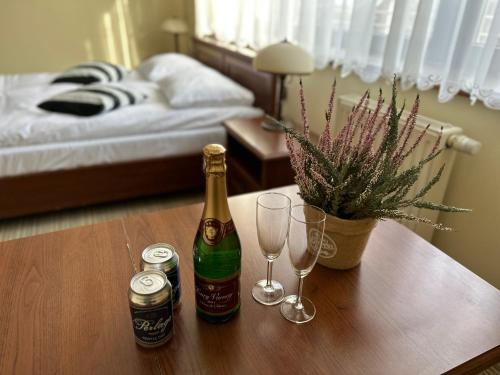 1 double bed