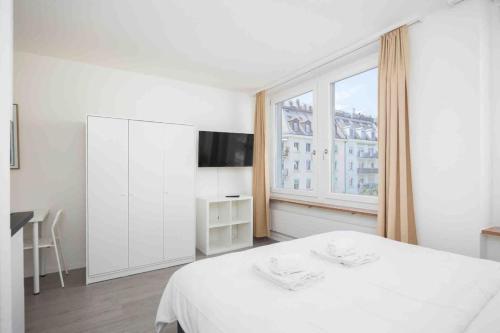 Downtown Deluxe Studio with Queen Bed BE-35, Zürich (Foto 5)