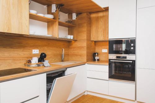 SAG 20th floor Klingerka residence castle view Free parking Free wifi, Bratislava (fotografie 10)
