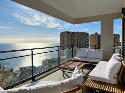 Luxurious Apartments Monaco&SeaView, InfinityPool&Parking in Beausoleil