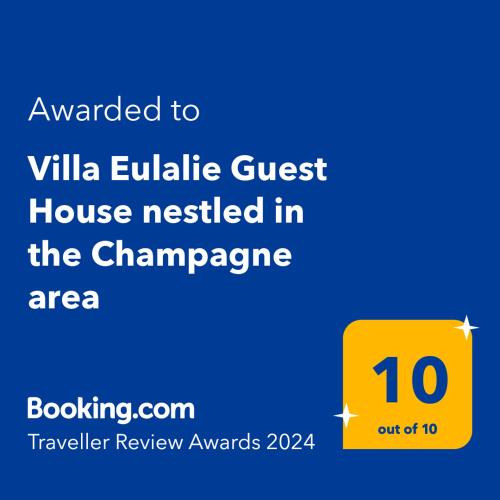 Villa Eulalie B&B Guest House nestled in the Champagne area