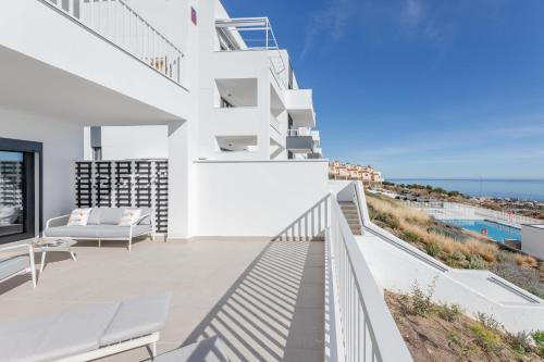 Ban công/sân hiên, VB Encinar 3BDR Apt Sea Views in Arroyo de La Miel